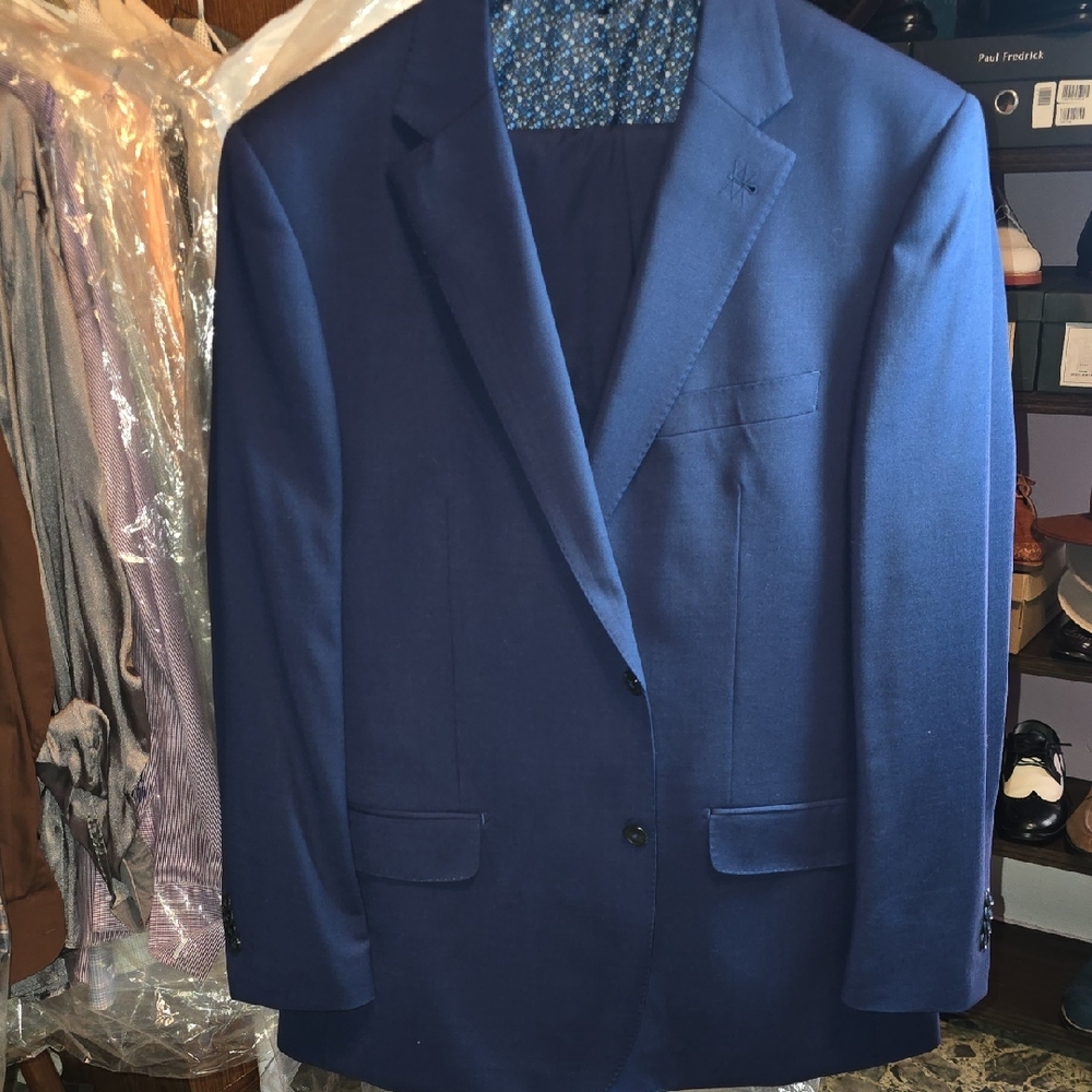 Paul Fredrick Navy Blazer